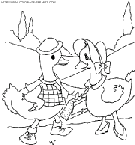 coloriage canards