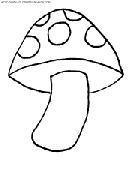 coloriage champignon