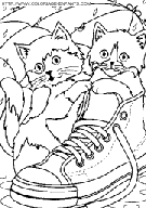 coloriage chats