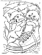 coloriage chats