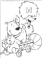 coloriage clifford ses amis les voisins