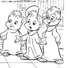 coloriage alvin et les chipmunks