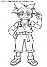 coloriage bakuten shoot beyblade manga