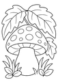 Album de coloriages Champignons