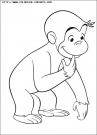 coloriage curious george