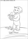 coloriage curious george