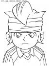 coloriage inazuma eleven mark evans visage