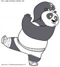 coloriage kung fu panda