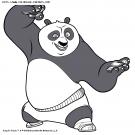 coloriage kung fu panda