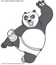 coloriage kung fu panda