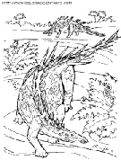 coloriage dinosaure couple de stegosaure