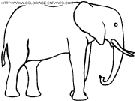 coloriage elephants