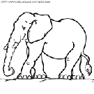 coloriage elephants