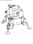 coloriage espace transport lunaire