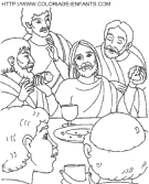 coloriage bible evangiles