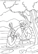 coloriage bible evangiles