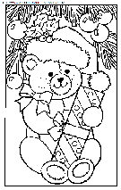 coloriage fetes noel animaux