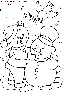 coloriage noel animaux