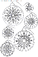 coloriage fetes noel boules