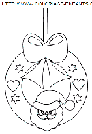 coloriage fetes noel boules