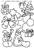 coloriage fetes noel boules