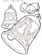 coloriage noel cloches