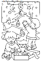 coloriage fetes noel enfants