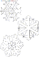 coloriage fetes noel flocons