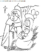 coloriage fetes noel nativite