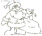 coloriage fetes noel papa noel