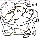 coloriage fetes noel papa noel