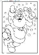 coloriage fetes noel papa noel