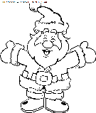 coloriage fetes noel papa noel