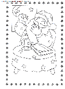 coloriage fetes noel papa noel