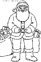 coloriage fetes noel papa noel