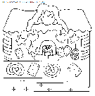 coloriage fetes noel paysages