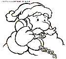 coloriage fetes noel pere noel portrait