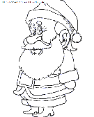 coloriage fetes noel pere noel portrait