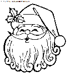 coloriage fetes noel pere noel portrait