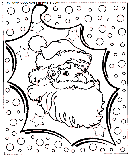 coloriage fetes noel pere noel portrait