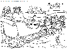coloriage fetes noel pere noel traineau