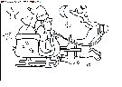 coloriage fetes noel pere noel traineau