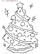 coloriage fetes noel sapins noel