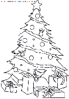 coloriage fetes noel sapins noel