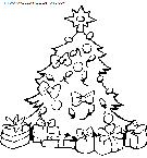 coloriage fetes noel sapins noel