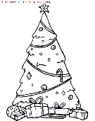 coloriage fetes noel sapins noel