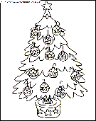 coloriage fetes noel sapins noel