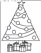 coloriage fetes noel sapins noel