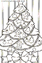 coloriage fetes noel sapins noel