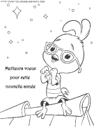 coloriage nouvel an